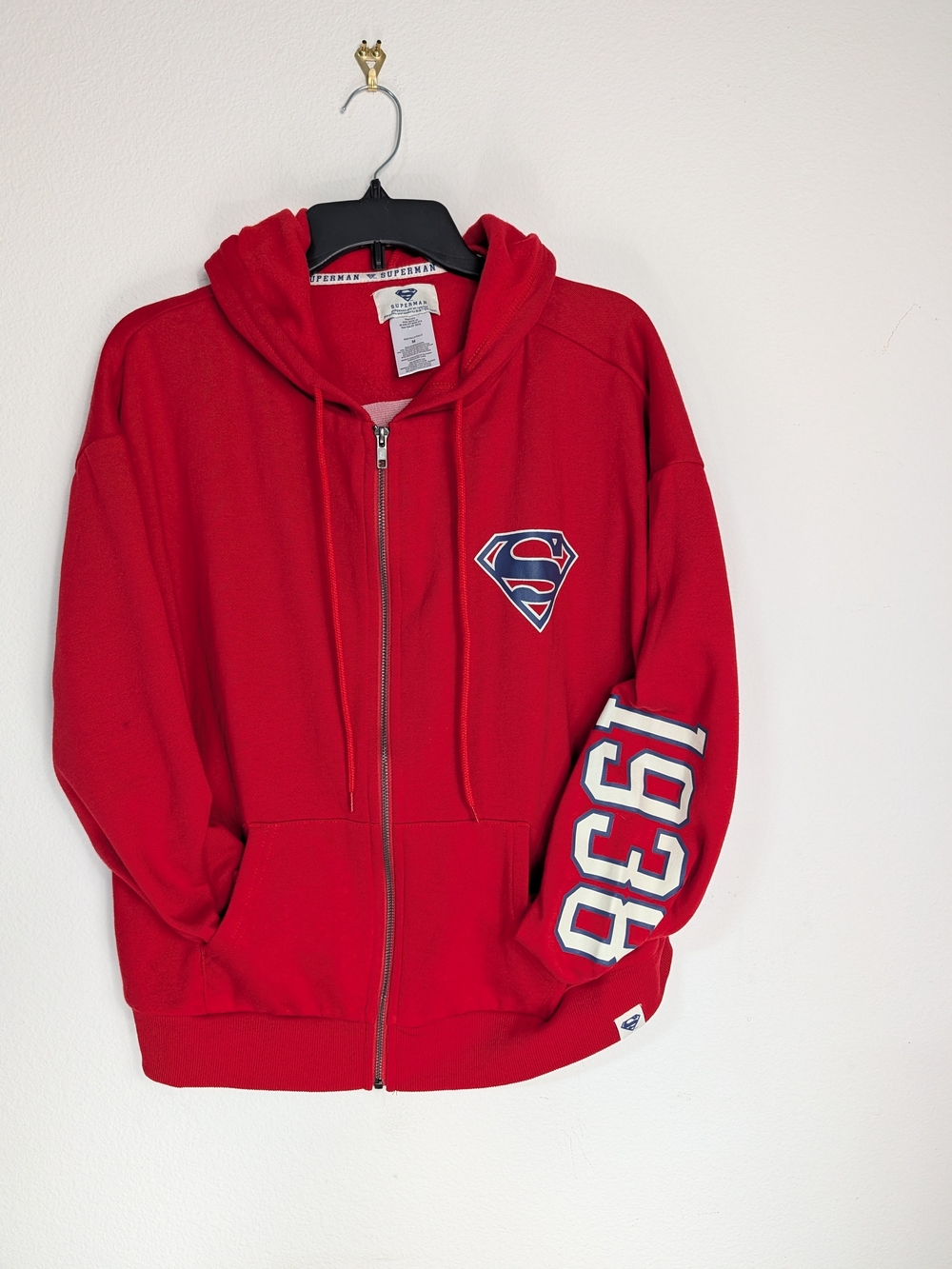DC Comics 1938 Superman Full-Zip Hoodie Jacket
